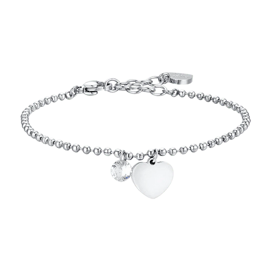 BK 2596 Armband mit Herz und Solitär